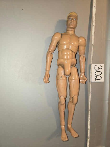 1/6 Scale Nude Male Figure with Blonde Hair