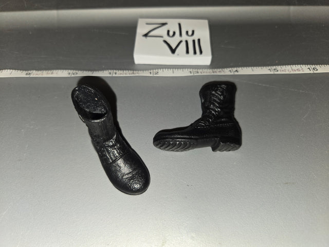 1/6 Scale Modern Era Black Combat Boots - Zulu VIII