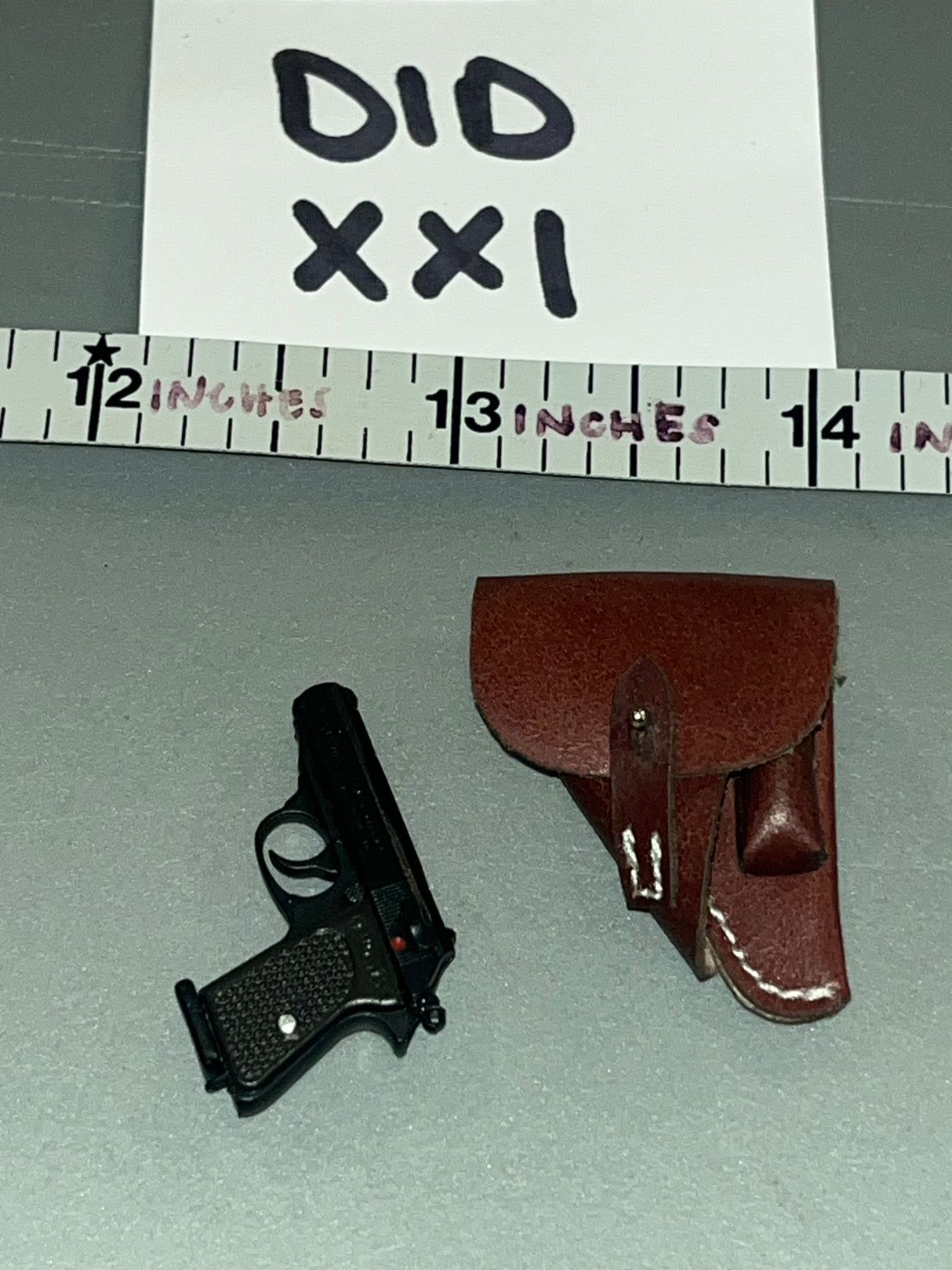 1/6 Scale WWII German Pistol and Holster - DID Field Marshal Fedor Von Bock