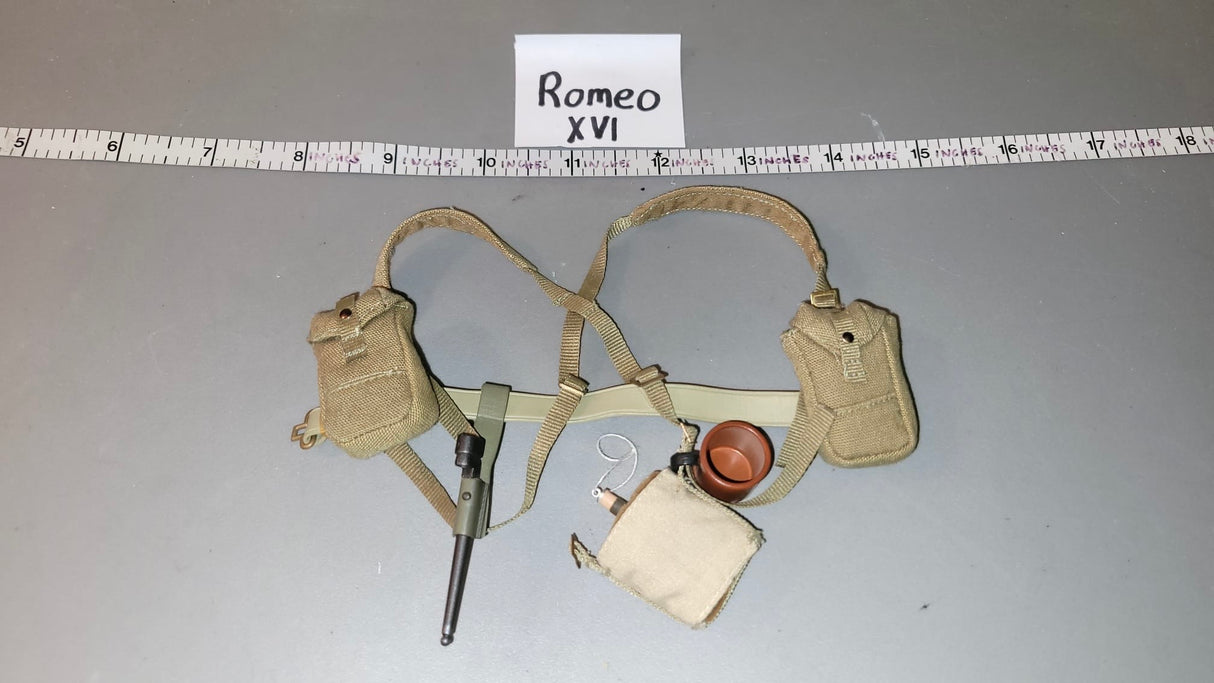 1/6 Scale WWII British Web Gear Lot