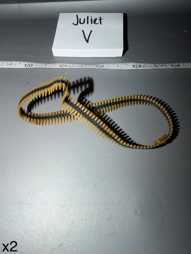 1/6 Scale WWII US .30 Caliber Machine Gun Ammunition Belt - Juliet V