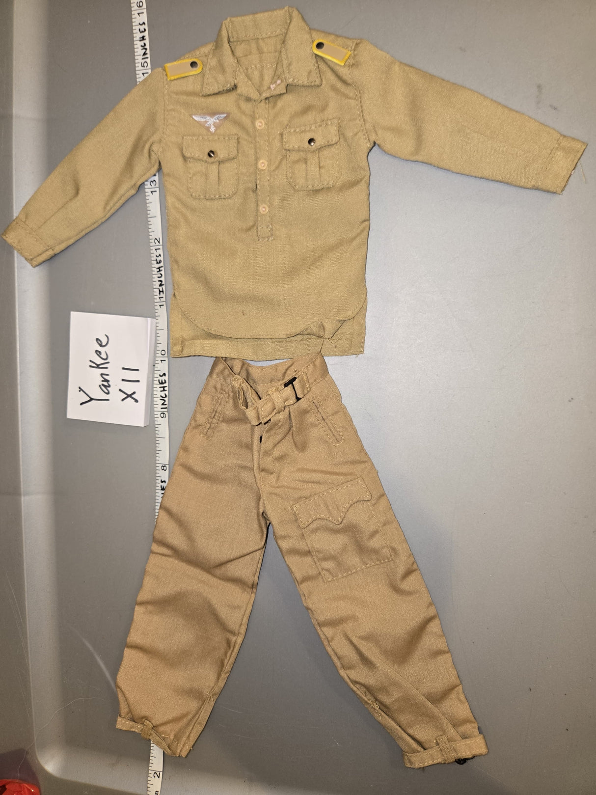 1/6 Scale WWII German Tropical Afrika Korps Luftwaffe Uniform