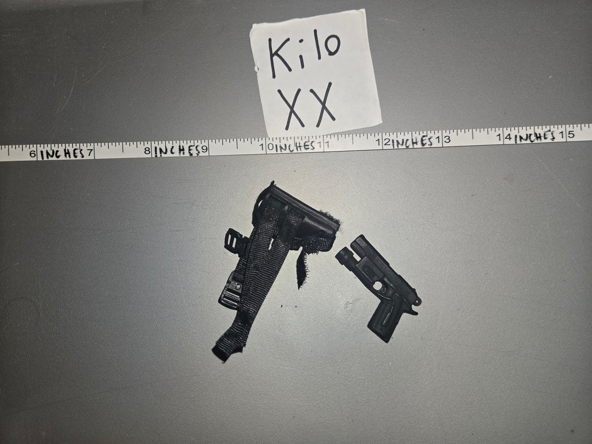 1/6 Scale Modern Pistol and Holster