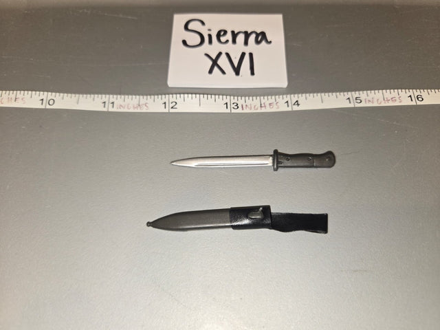 1/6 Scale WWII German K98 Bayonet and Sheath - Sierra XVI