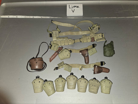 1/6 Scale WWII US Field Gear Lot - Lima V