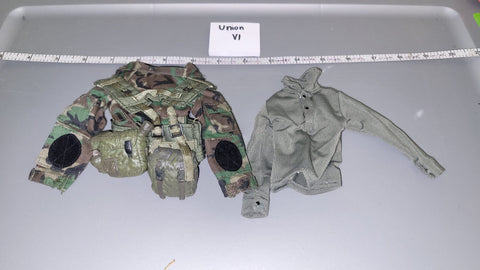 1/6 Modern Era Load Bearing Equipment and Woodland Navy Seal Jungle Ops Uniform