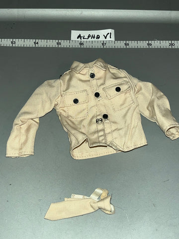 1/6 Scale WWII US Tan Shirt