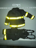 1/6 Scale Modern Firefighter Bunker Gear Uniform