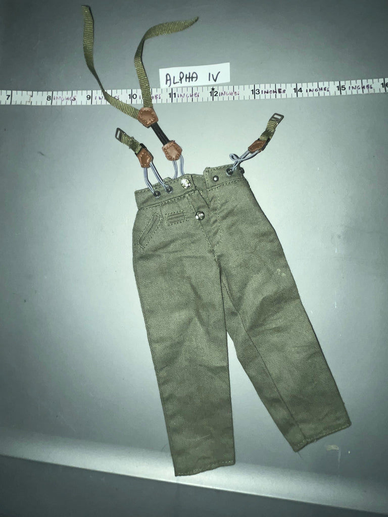 1/6 WWII German Pants with Suspenders -