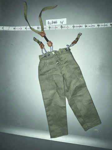 1/6 WWII German Pants with Suspenders -