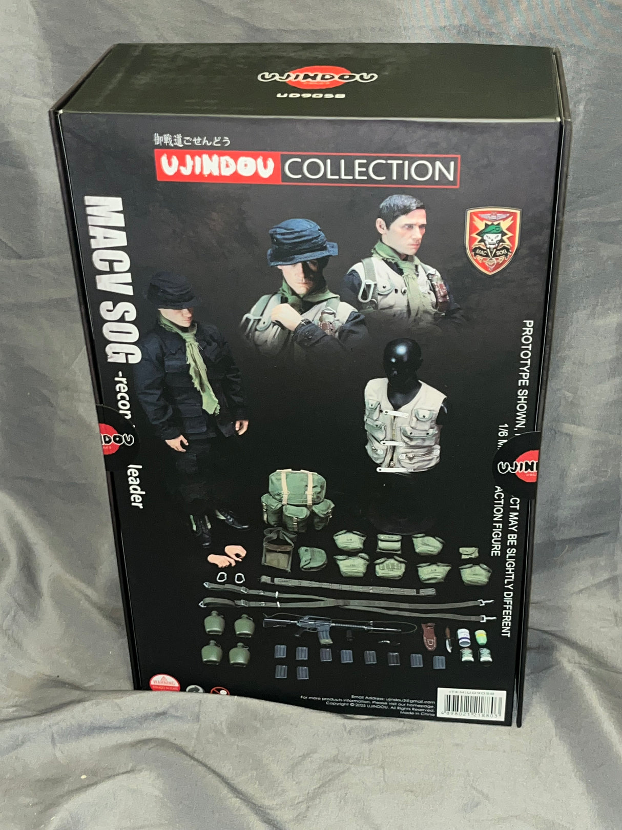 1/6 Scale Ujindou Vietnam US MACV SOG Recon Team Leader Action Figure Set - NIB