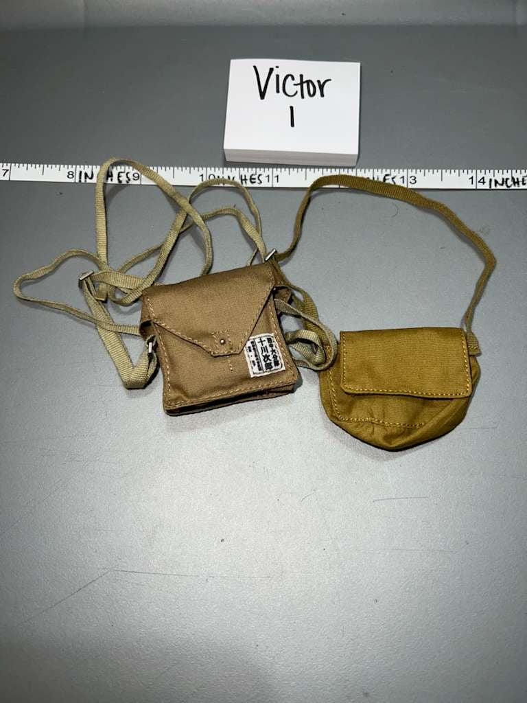 1/6 Scale WWII Japanese Musette Bag / Gas Mask Bag