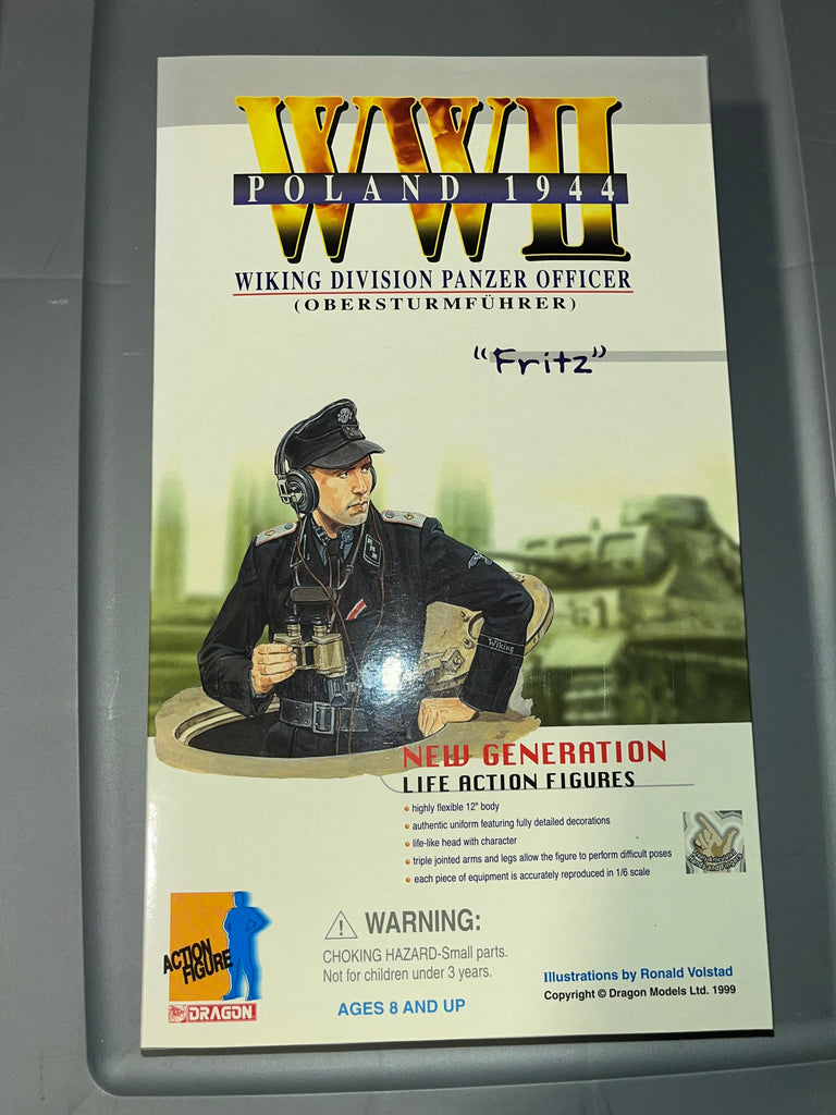 1/6 Scale WWII German Fritz Tanker Figure - NIB Dragon