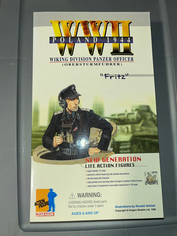 1/6 Scale WWII German Fritz Tanker Figure - NIB Dragon