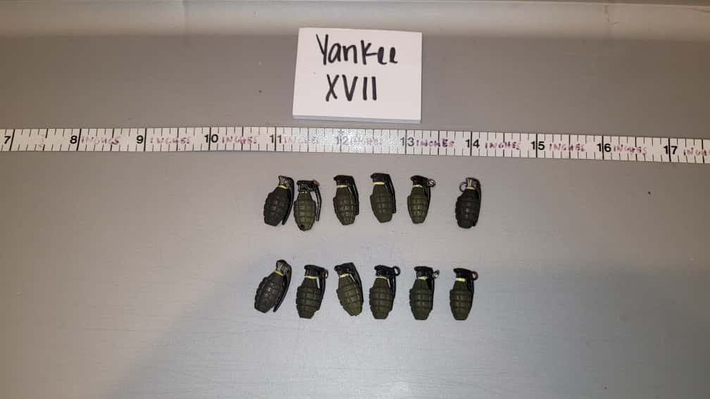1/6 Scale WWII US Grenade Lot