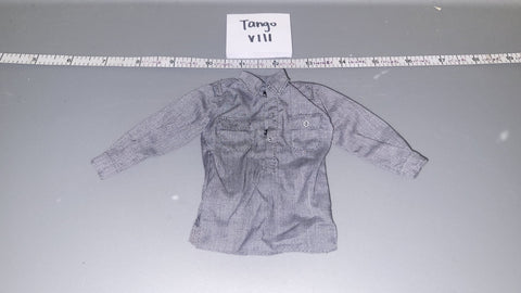1/6 Scale WWII German Grey Work Shirt