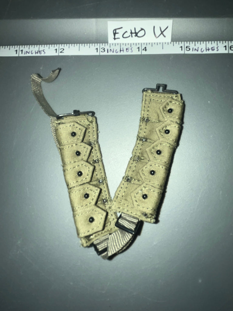 1/6 Scale WWII US M1 Cartridge Web Belt -