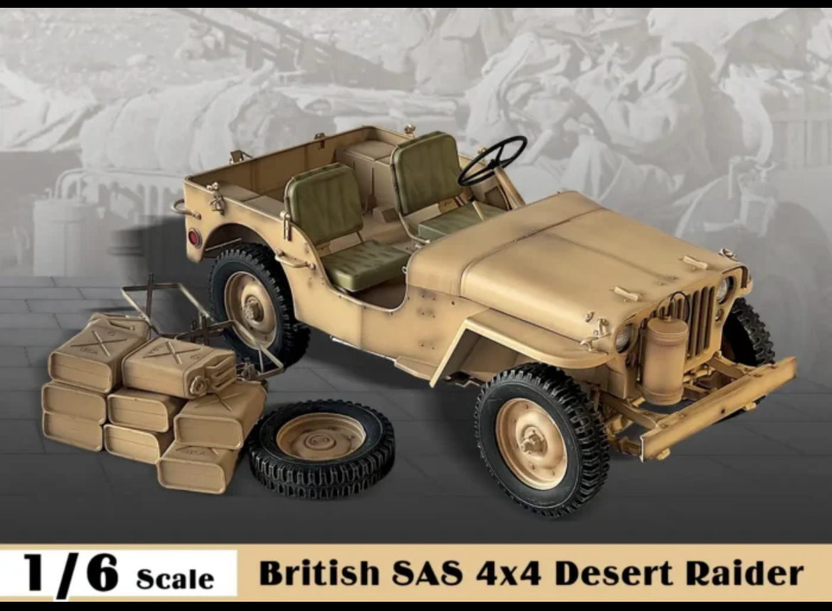 1/6 Scale WWII US Jeep - ZY Toys *Preorder*
