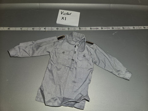 1/6 Scale WWII German Grey Work Shirt