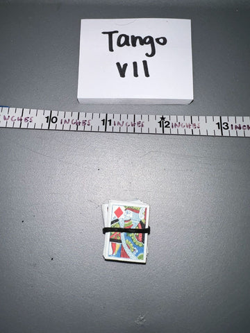 1/6 scale Weatern Era Deck of Playing Cards - Diorama Item