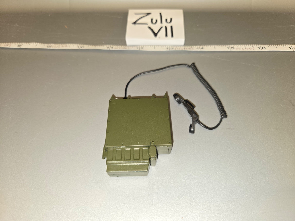 1/6 Scale Vietnam Era US AN/PRC-77 Field Radio with Handset - Zulu VII