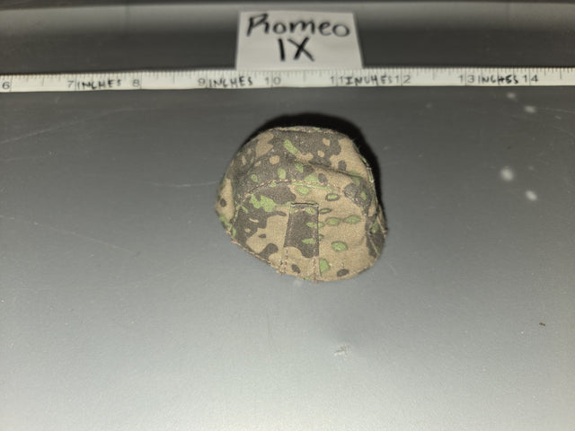 1/6 Scale WWII German Erbsenmuster Camouflage Helmet Cover - Romeo IX