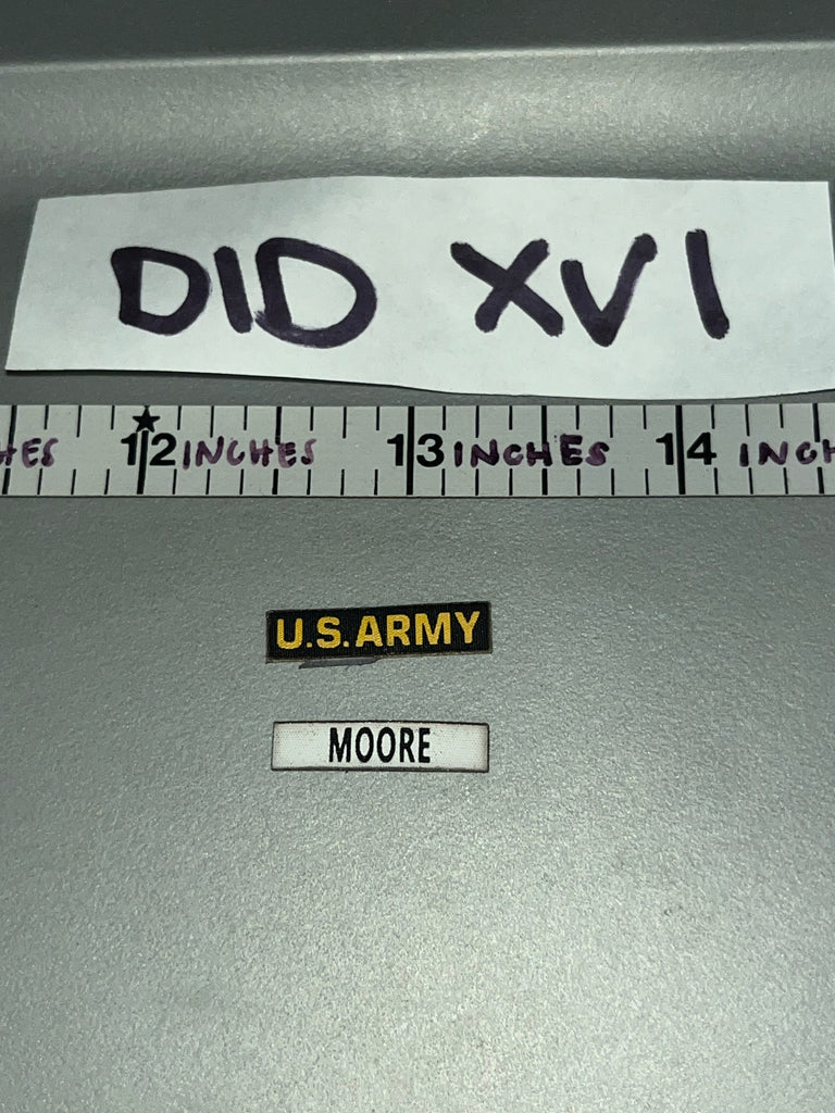 1/6 Scale Vietnam US Patch Name Tape - DID - LT Col Moore