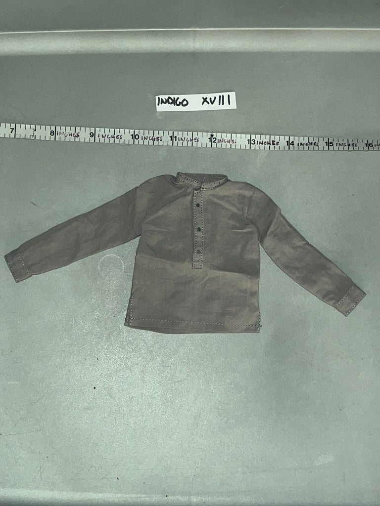 1/6 Scale WWII German Grey Work Shirt -