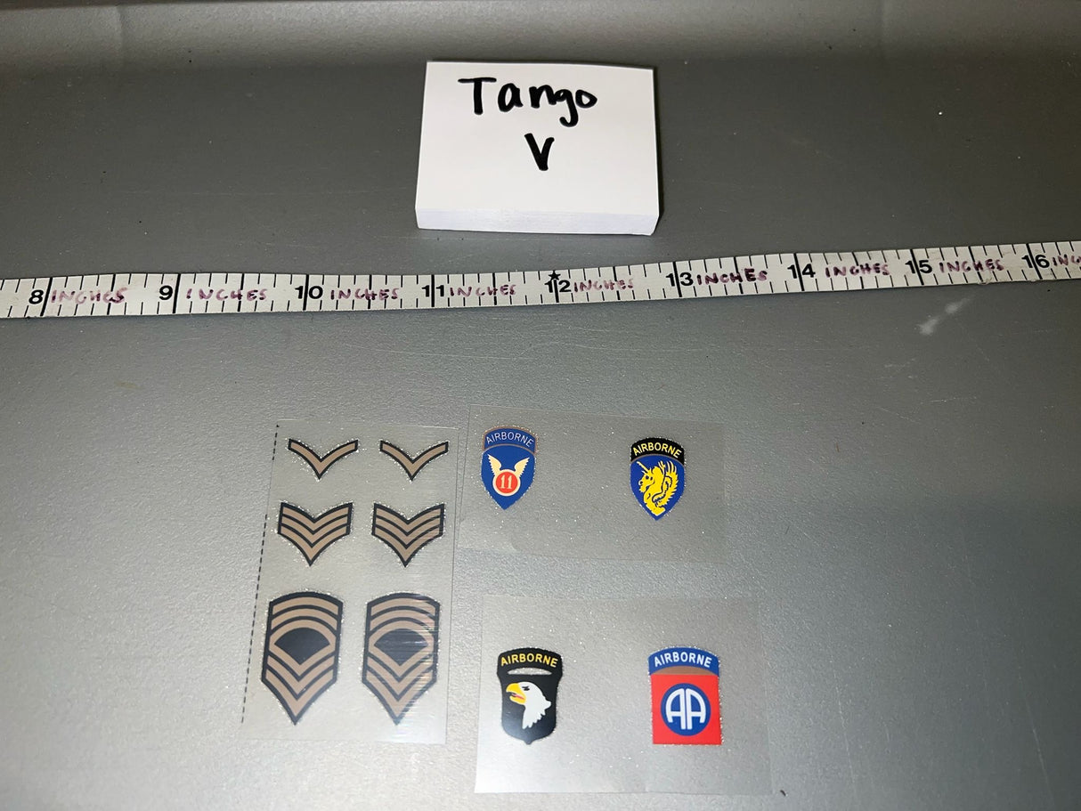1/6 Scale WWII US Patch Lot