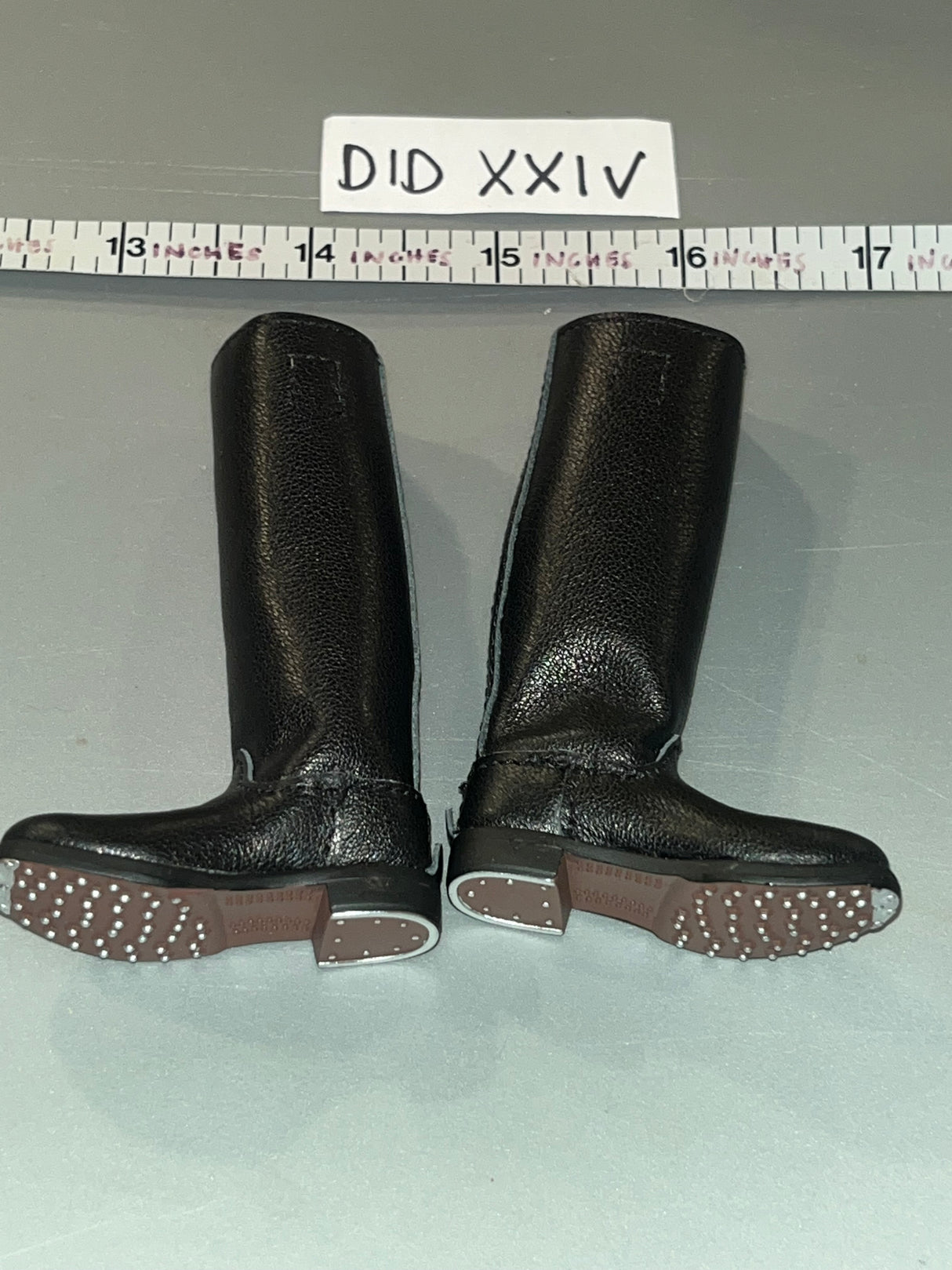 1/6 Scale WWII German Leather Riding Jack Boots  - DID D80193 Cavalry Standard Bearer Anselm
