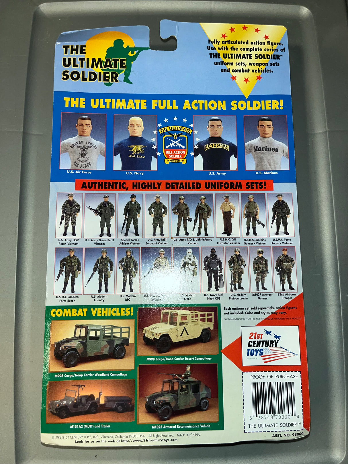 1/6 Scale Ultimate Soldier Marine Basic Figure - NIB Uniform Set