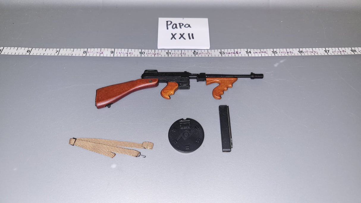 1/6 Scale WWII US Wood and Metal Thompson -