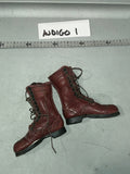 1/6 Scale WWII US  Paratrooper Leather Boots - Soldier Story