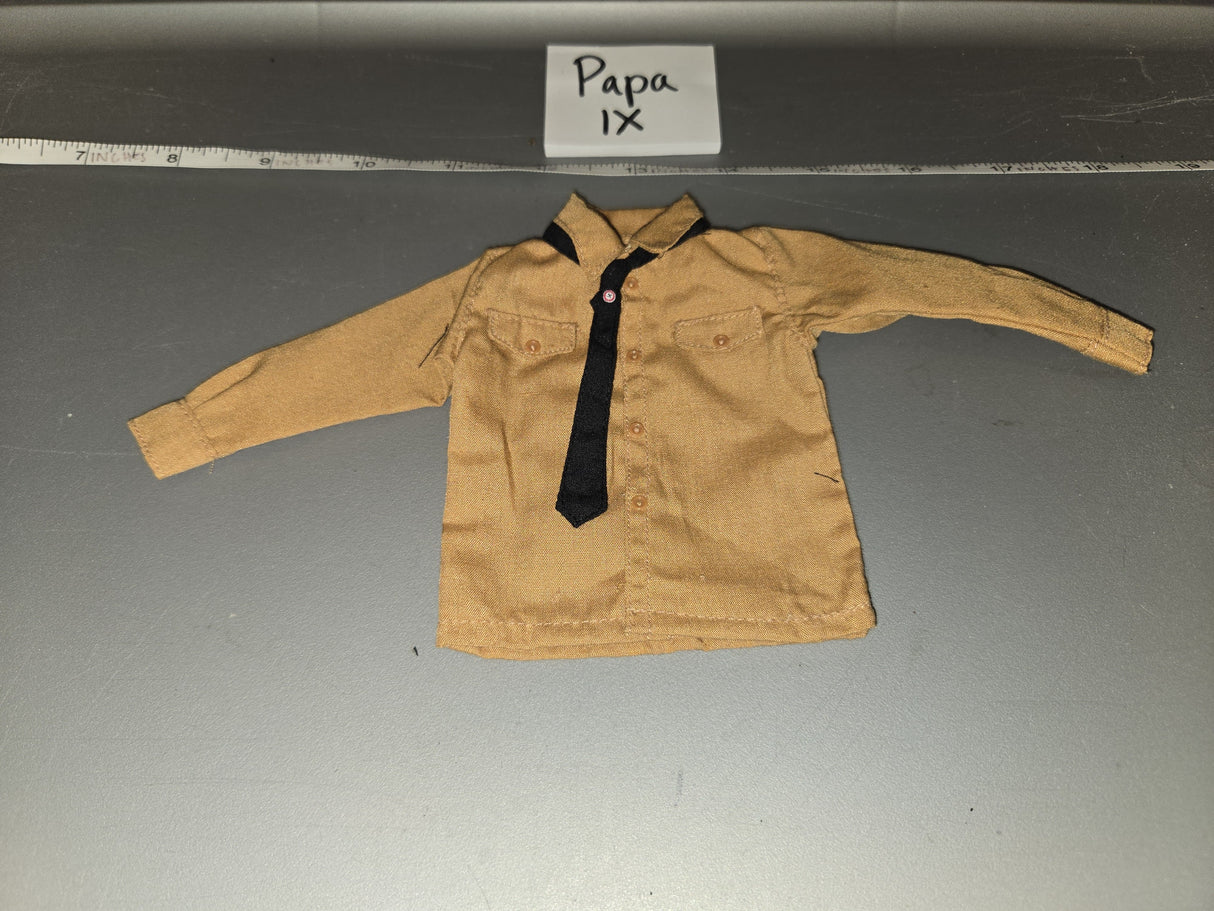 1/6 Scale WWII German Tan Work Shirt