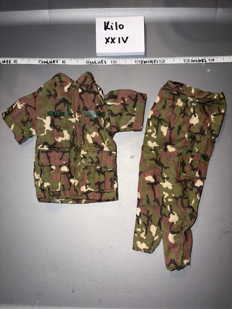 1/6 Scale GI Joe Modern Era US Marines Woodland Camouflage BDU Uniform Set