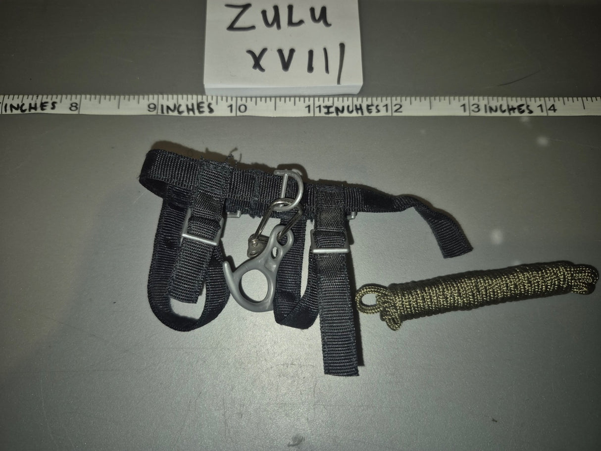 1/6 Scale Modern Era Rappelling Harness and Descender Set - Zulu XVII