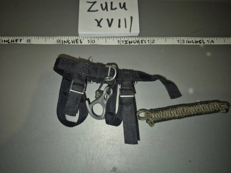 1/6 Scale Modern Era Rappelling Harness and Descender Set - Zulu XVII