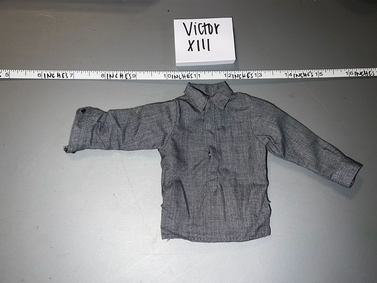 1/6 Scale WWII German Grey Work Shirt
