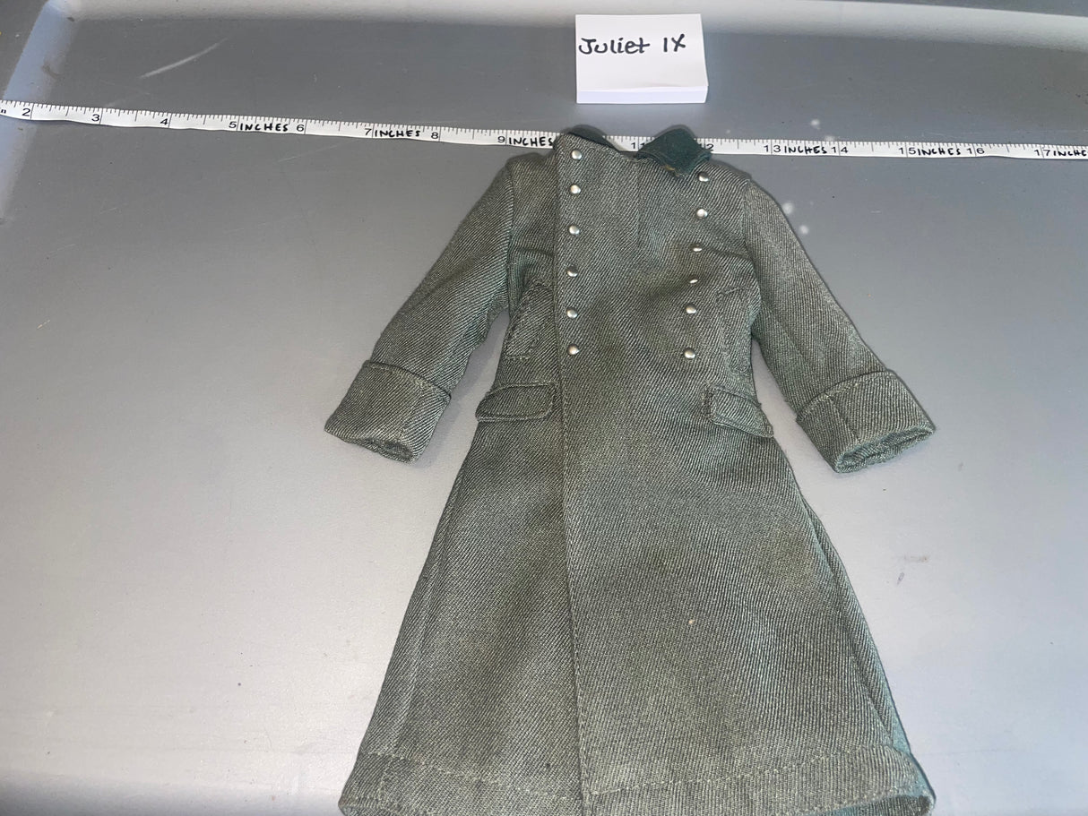1/6 Scale WWII German Grey Officer Great Coat - DID Winter