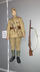 1:6 Scale WWII Russian Soviet Infantry Dressed Figure - Dragon