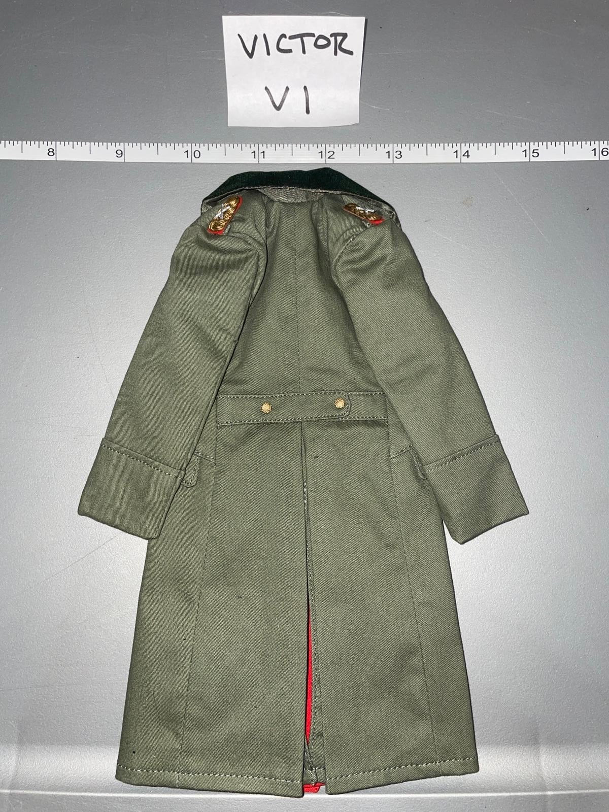 1:6 Scale WWII German General’s Officer Great Coat