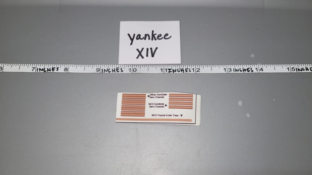 1/6 Scale WWII German Insignia Lot - Afrika Korps