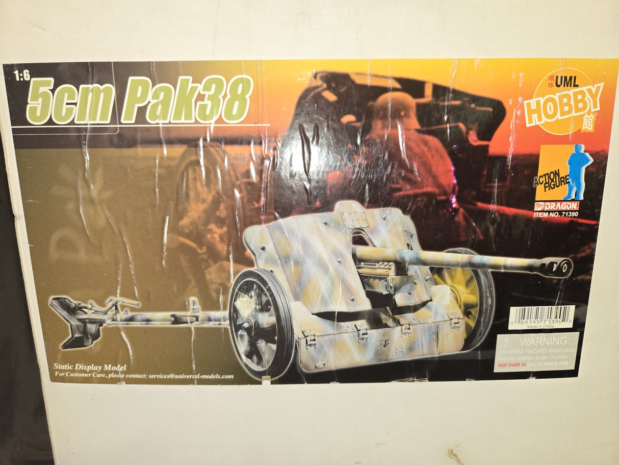 1/6 Scale WWII German Dragon Pak 38 5 cm Antitank Gun - NIB