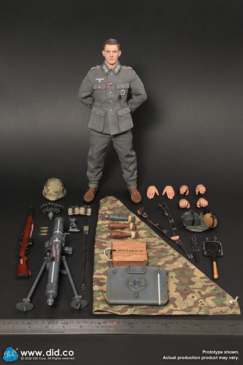 *Preorder* 1/6 Scale WWII German GD Infantry Mortarman - Bruno - DID - D80195