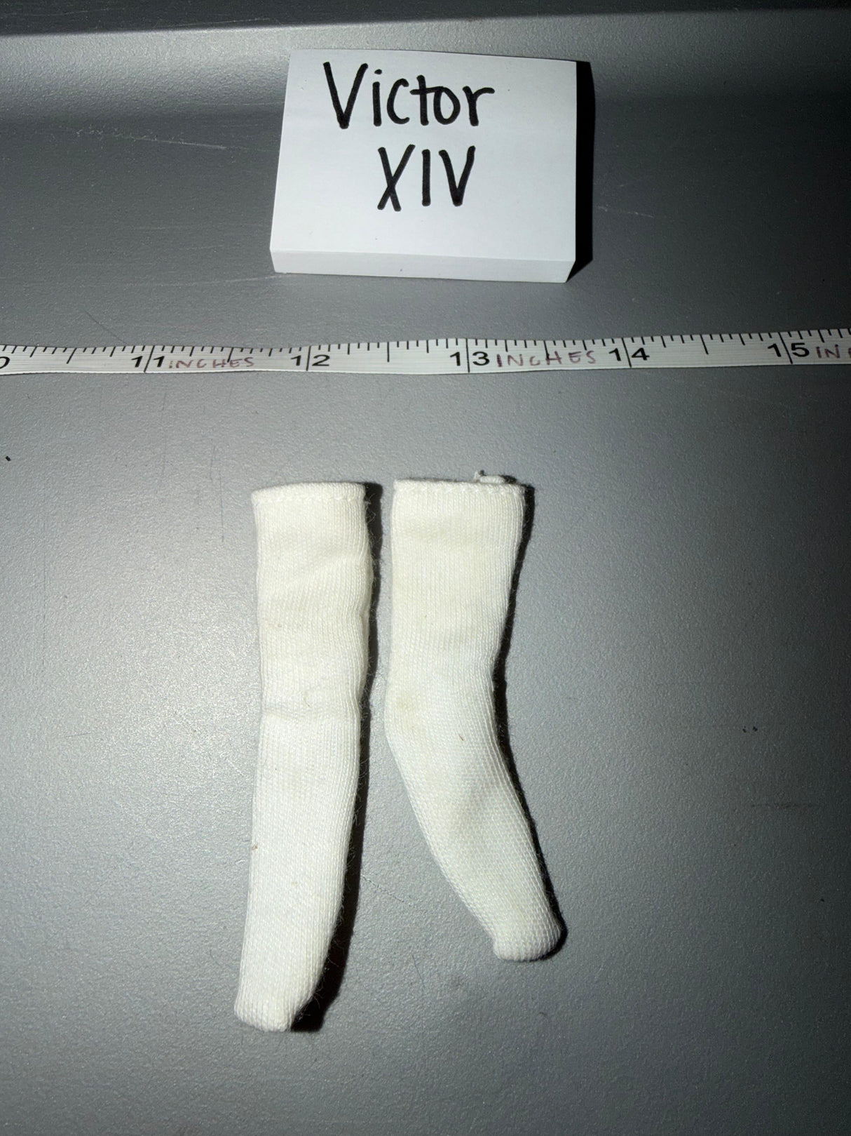 1:6 Scale Modern Era White Socks