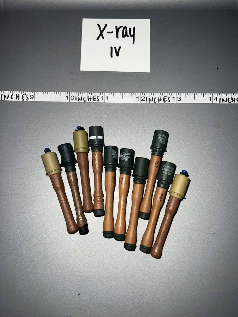 1/6 WWII German Grenade Lot