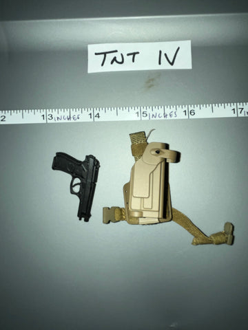 1/6 Scale Modern Era Pistol and Holster  - Minitimes