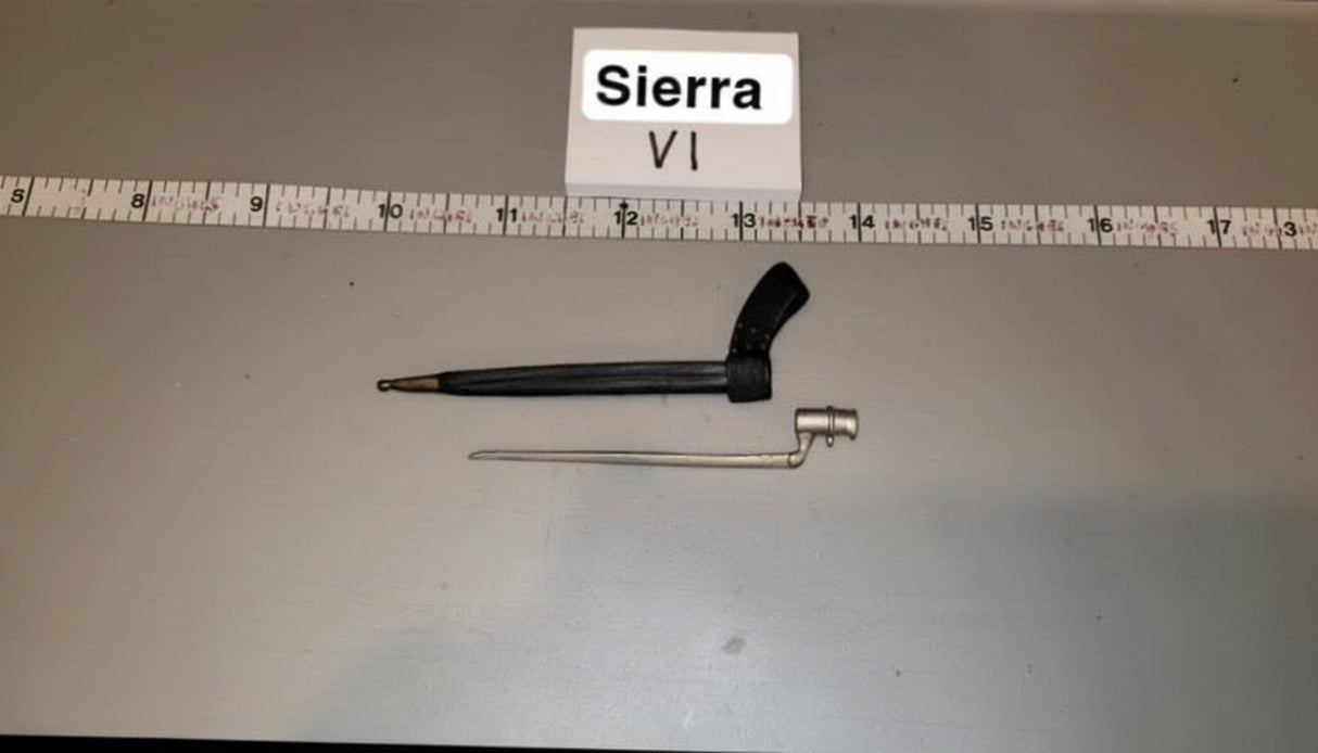 1/6 Scale Civil War Western Era Bayonet and Sheath