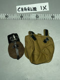 1/6 Scale WWII German Bread Bag and Canteen - DID