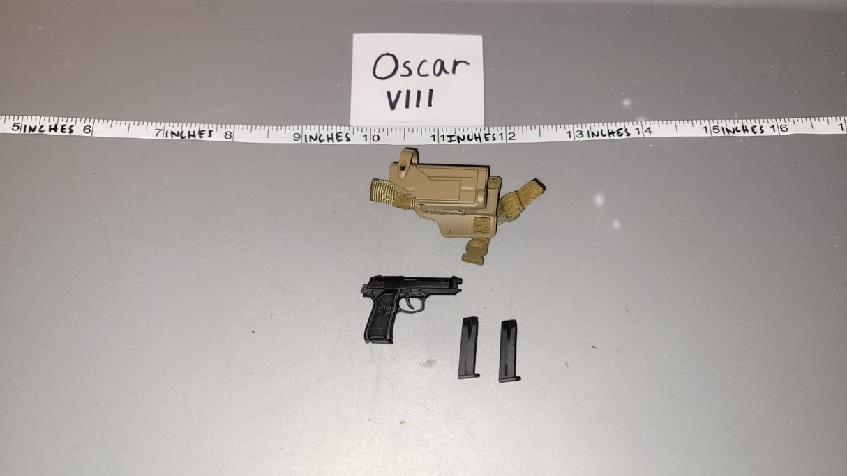 1/6 Scale Modern Pistol and  Holster